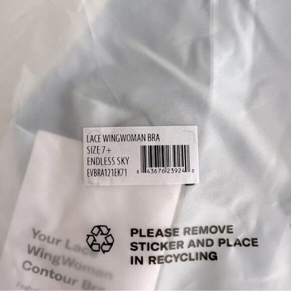 Knix - Lace Wing Woman Contour Bra - Endless Sky, limited edition. Size: 7+. NWT - Picture 3 of 8